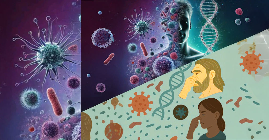 rappresentazione grafica del rapporto tra microrganismi ed evoluzione umana rappresentazione grafica del rapporto tra microrganismi ed evoluzione umana