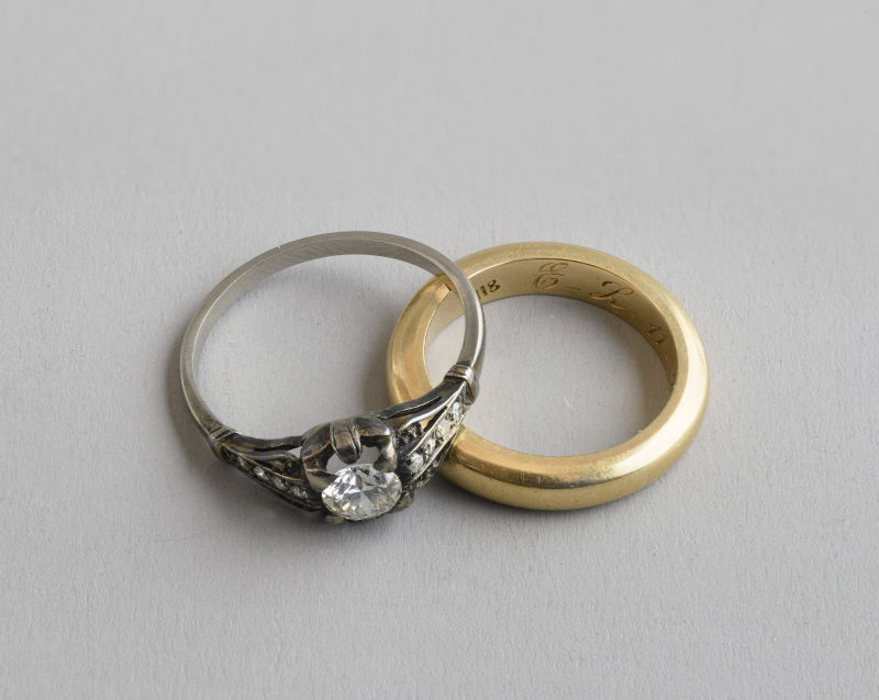 Fede e anello Enrichetta Anticoli Roma, Archivio personale famiglia Di Capua