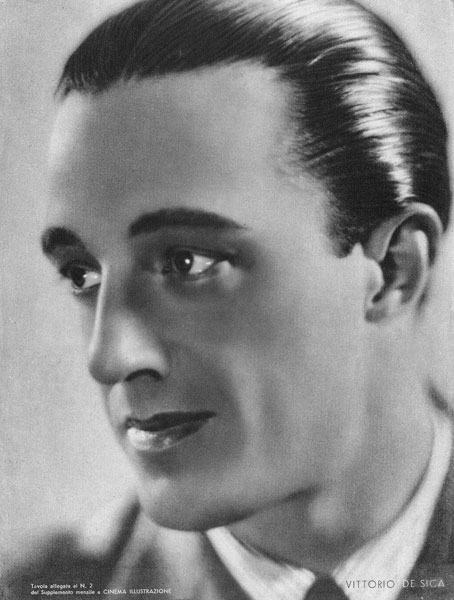 Ritratto di Vittorio De Sica, anni Trenta