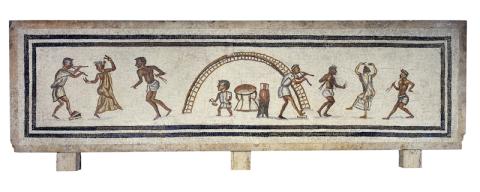 1.	Mosaico con scena di danza e mimo Città del Vaticano, Musei Vaticani