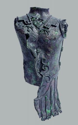 Corazza - trofeo in bronzo dai Musei Vaticani