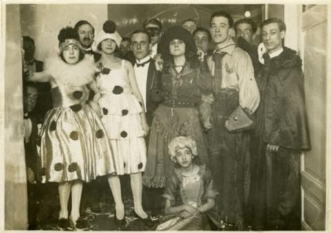 Vittorio De Sica con la compagnia teatrale di Tatiana Pavlova (1923-1925)